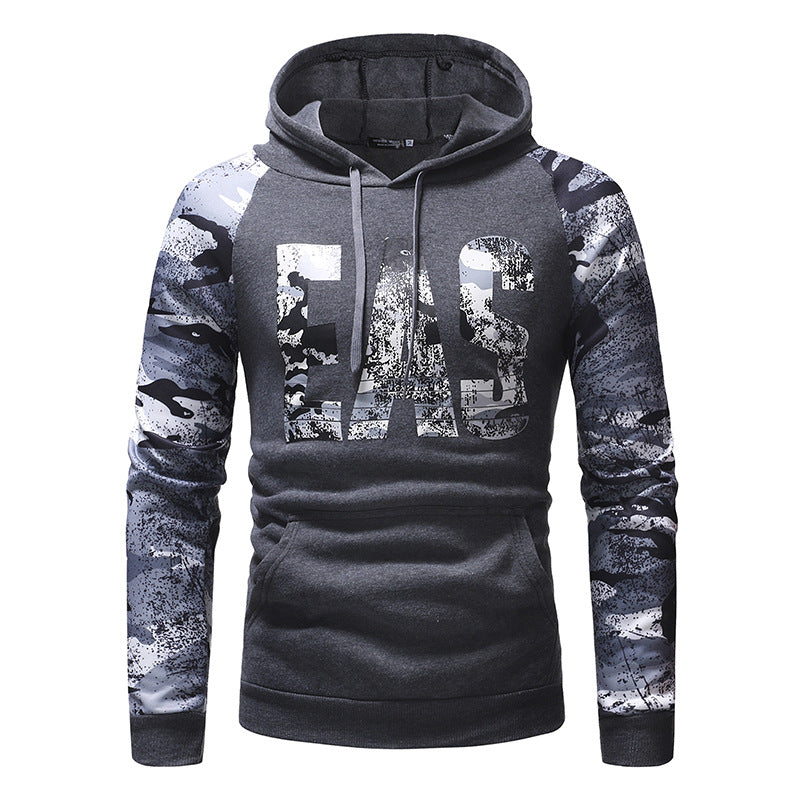 Langärmliges Herren-Sweatshirt mit Camouflage-Print