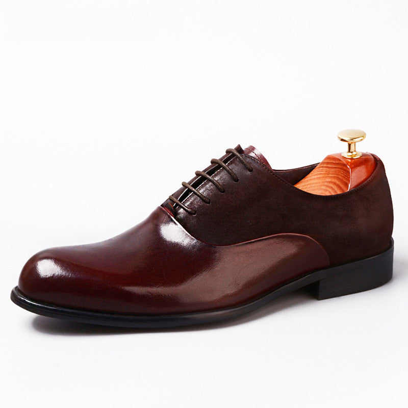 Chaussures en cuir formelles pour hommes d'affaires britanniques vintage