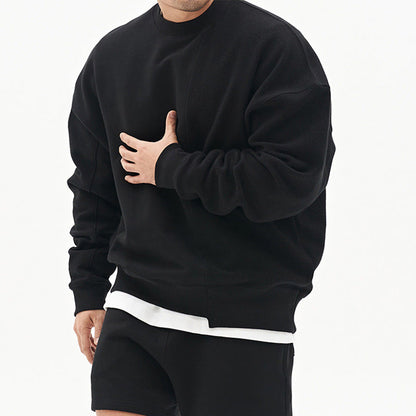 Sweatshirts - Pullover Round Neck Sweater Loose Men Clothes