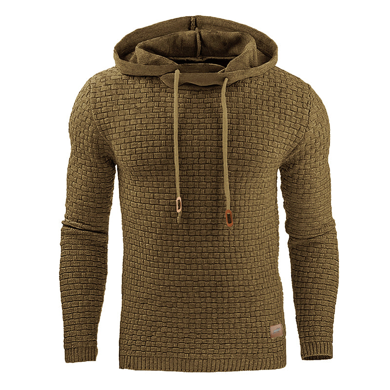 Hoodie Sweater - Men's hoodies sweater for all season brown