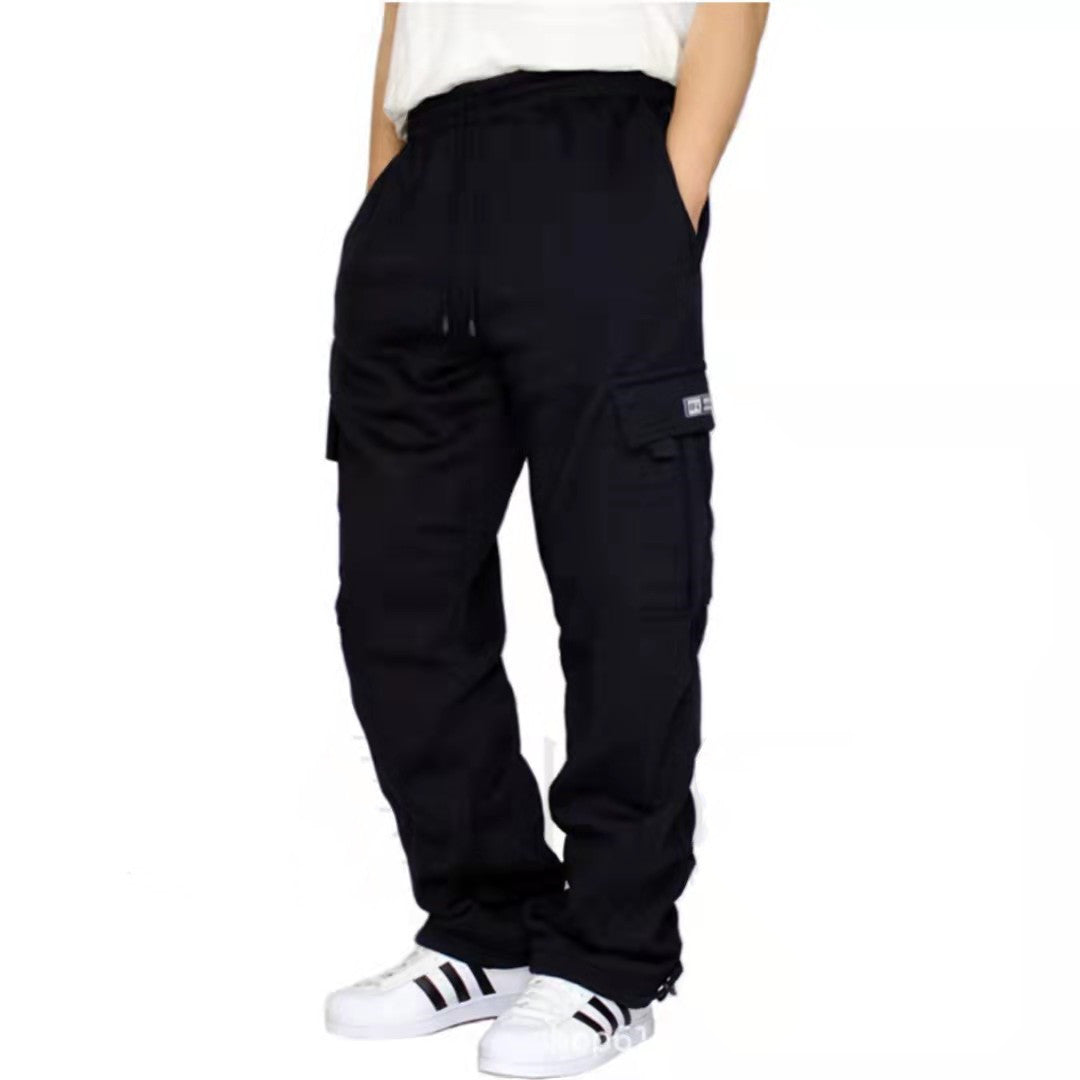 Männer Hosen Jogginghose Stretch Elastische Taille Jogger Sport Hosen Kordelzug Hosen Mode Herren Kleidung