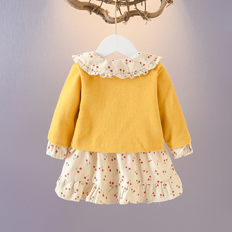 Costume d'automne pour bébé fille