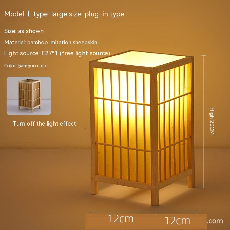 Japanese Atmosphere Retro Homestay Bedroom Bedside Lamp