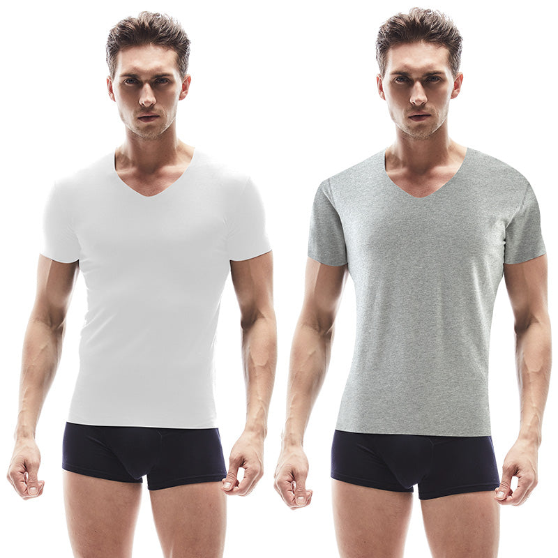 Men's Seamless Modal Short Sleeve Underwear