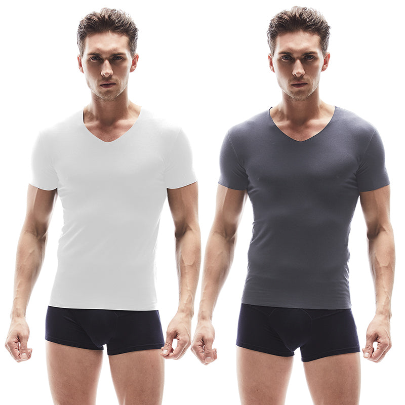 Men's Seamless Modal Short Sleeve Underwear