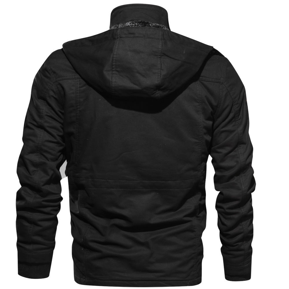 Mountainskin Men's Winter Fleece Jackets Warm Hooded Jacket Mens Brand Clothing