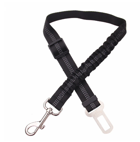 Ceinture de sécurité réglable pour chien, harnais de sécurité pour voiture, laisse élastique réfléchissante, corde de sécurité