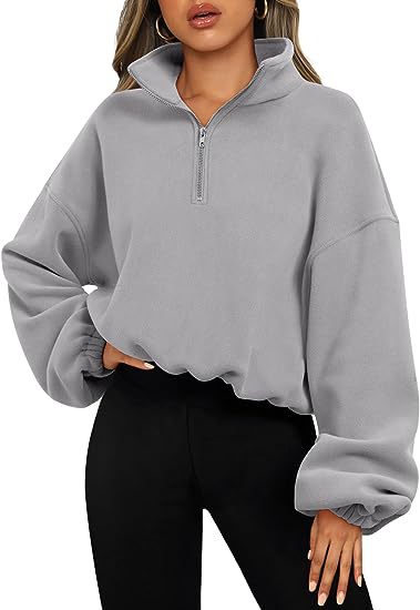 Lockerer Sport-Pullover-Hoodie