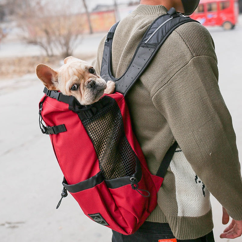 Haustier Hund Tragetasche Träger Für Hunde Rucksack Out Doppelte Schulter Tragbare Reise Rucksack Outdoor Hund Tragetasche Reise