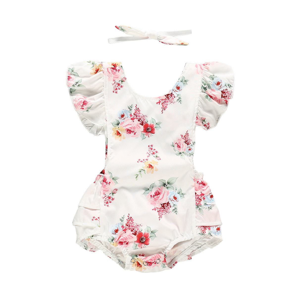 Vêtements fleuris pour bébé fille