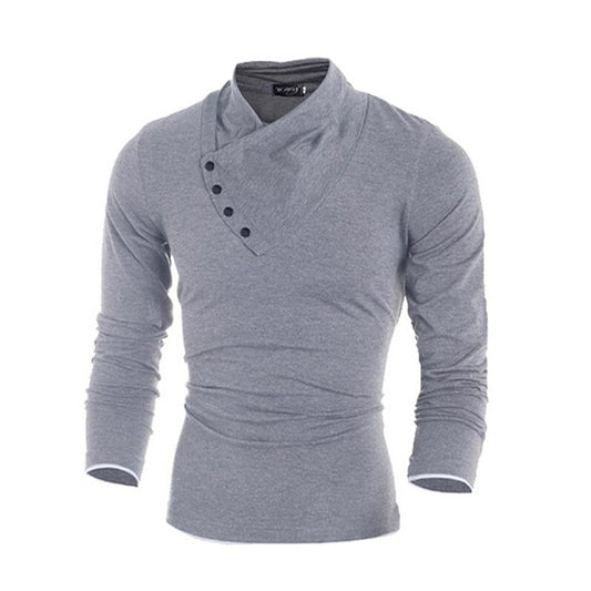 Mens T-Shirt - Cotton Mens solid color T-Shirt for all occasion  grey