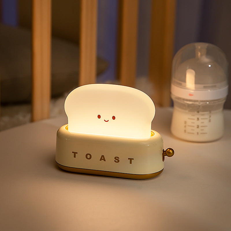 Charging Dimming Toast Lamp Bedroom Children Timing Sleeping Lamps