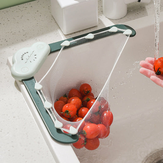 Égouttoir triangulaire pour évier en nuage, filtre à déchets de cuisine, écran de lavage de la vaisselle, restes d'évier de riz, Gadgets de cuisine Anti-blocage