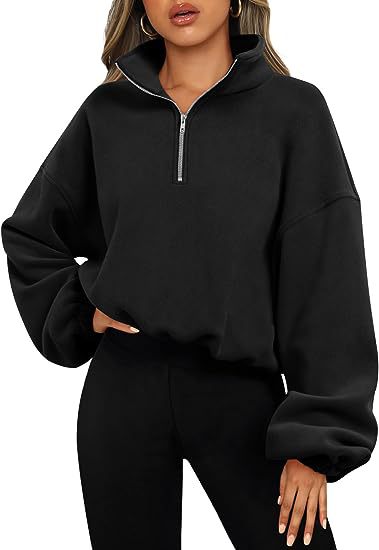 Lockerer Sport-Pullover-Hoodie