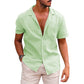 Button Down Shirts - Short Sleeve Beach Shirt Summer Mens Clothing