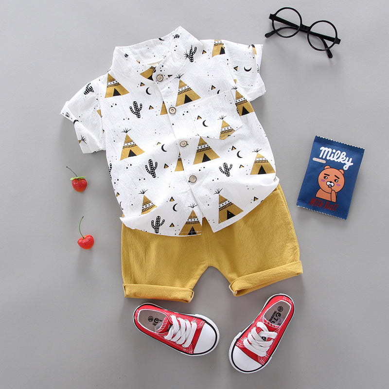 Kinder-Jungen-T-Shirt und Shorts, 2-teiliges Set