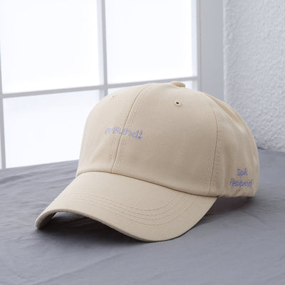 Baseball Cap Embroidery Cap cream color