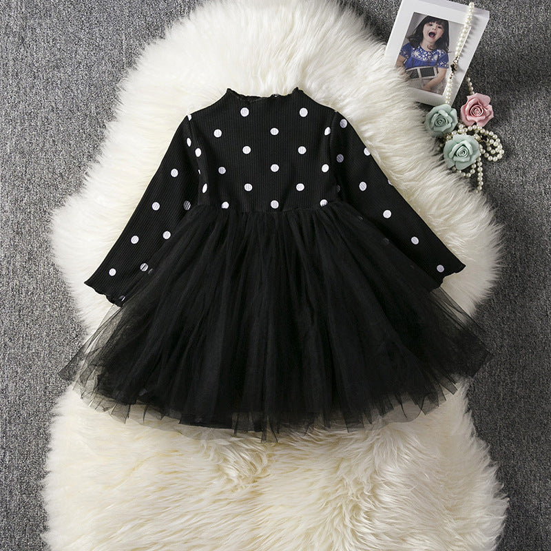 Lace Dresses Newborn - Baby Girls Long Sleeve Tutu Lace Dresses