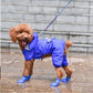 Pet Dog Cats Rain Shoes Pet Boots Rubber Portable Anti Slip Waterproof Pet Dog Cat Rain Shoes Pet Supplies Size S/M/L/XL/XXL