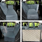 Car bench seat cover with quilted pattern in a vehicle interior.