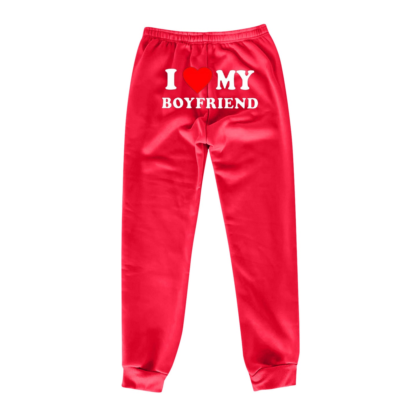 I Love MY BOYFRIEND bedruckte Hose, lässige Jogginghose, Sporthose für Herren und Damen