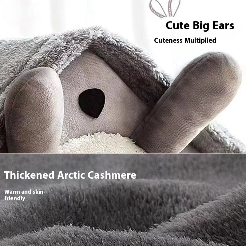 Plush toy with big ears and thickened Arctic Cashmere description