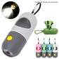 Led Light Dog Poop Bags Dispenser Degradable Waste Bag Outdoor Portable Pet Trash Bags Dog Cat Cleaning Supplies Accessories