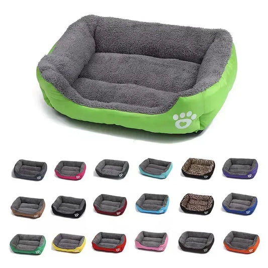 Large Dog Bed | Warm Candy-Colored Pet Nest for Small to Plus Size Dogs & Cats