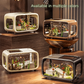 Durable Compact Aquarium Kit Transparent Drop Resistant Fish Tank Clear Viewing Desktop Aquarium Desktop