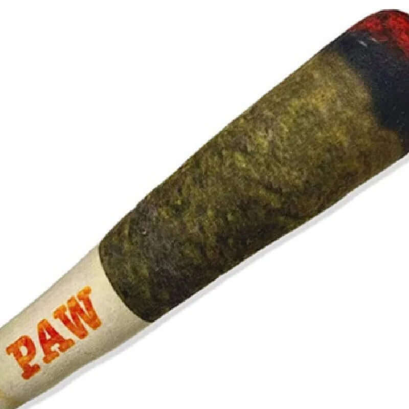 Cigar with 'PAW' branding on a white background