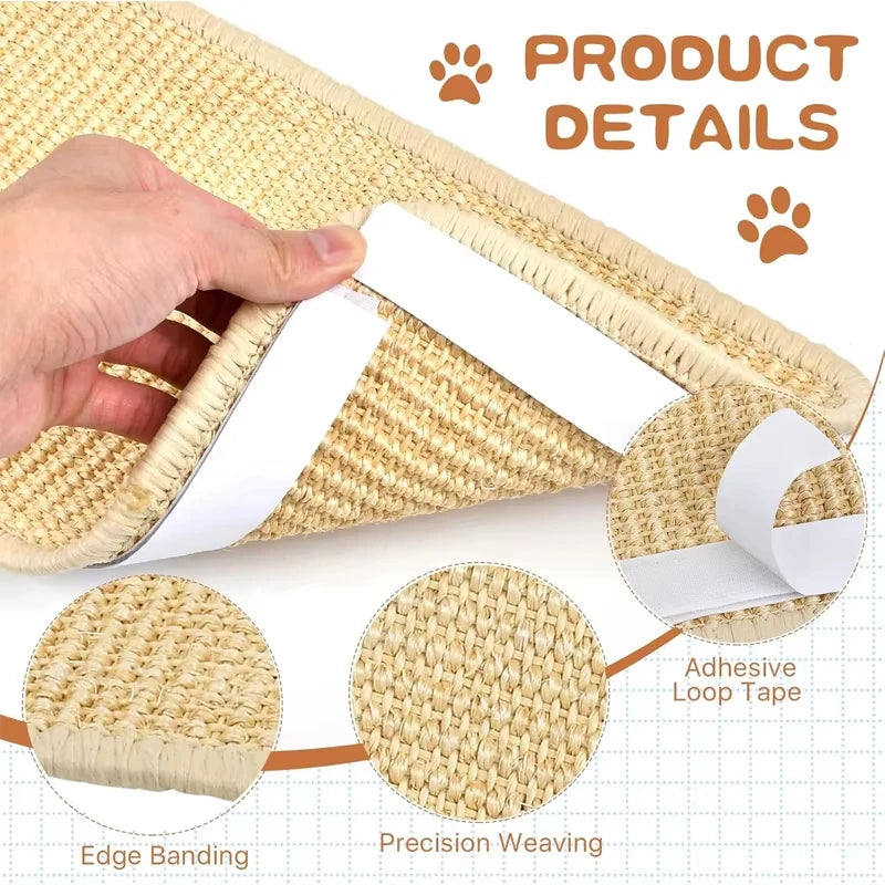 Hand holding a straw product with adhesive loop tape, showing edge banding and precision weaving.