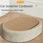 2in1 Cat Scratching Board Protect Furniture Grinding Claw Toys Oval Sisal weaving Wear-resistant Cat Nest Cat Accessories