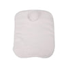 White foam cushion on a white background