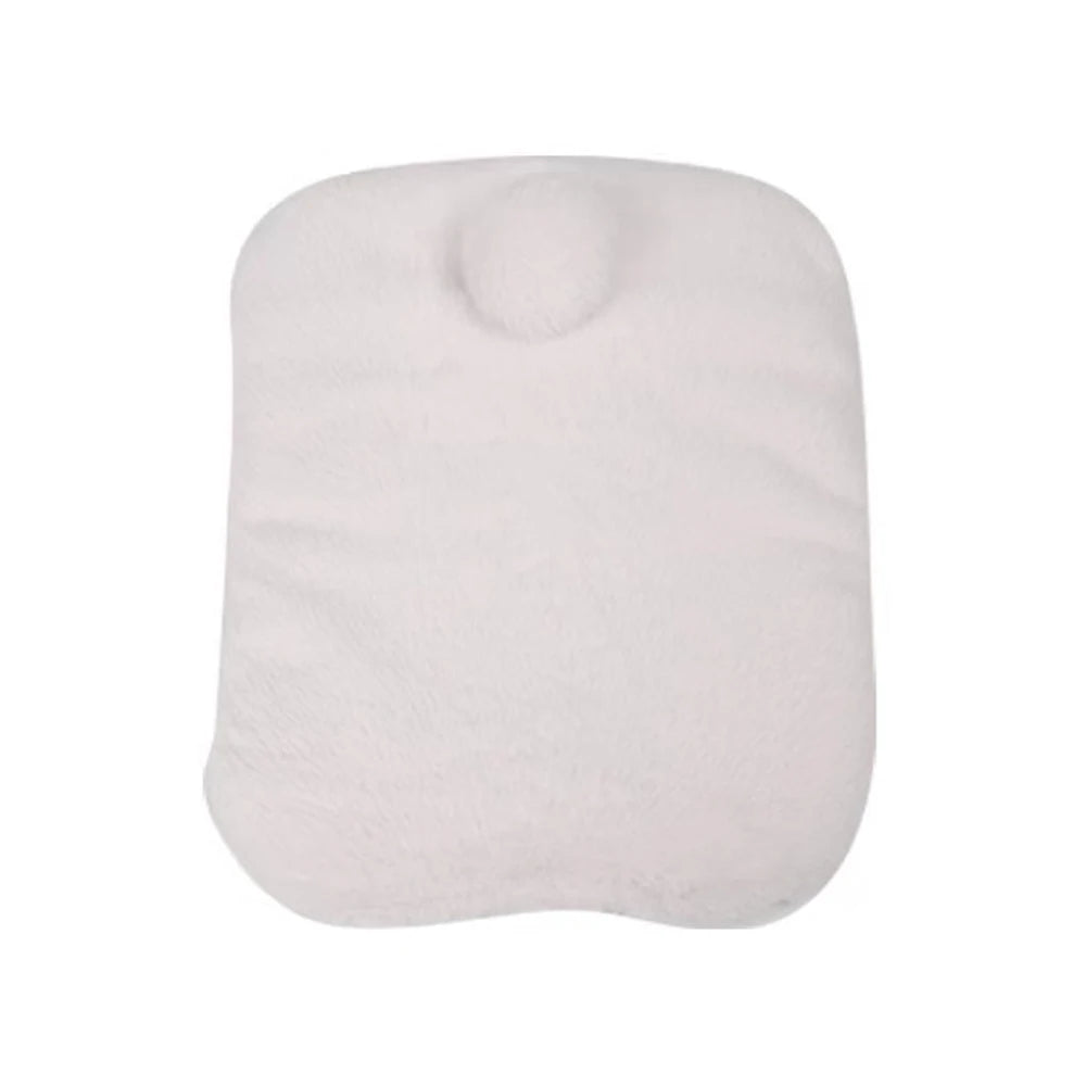 White foam cushion on a white background
