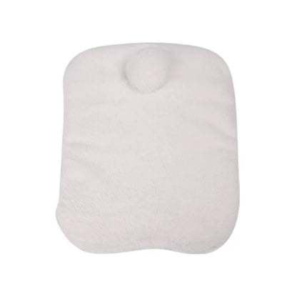 White foam cushion on a white background