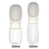 Two pet water bottles labeled 300ml and 500ml on a white background
