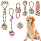[1/7 Pack] Dog Tug Rope Toys, Strong Durable Chew Toys for Aggressive Chewers, Interactive Fetch Toys for All Size Dogs