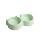 Cat Bowls Double Food Water Feeder Non-Slip Pet Feeding Dish Durable Pet Supplies