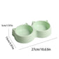 Cat Bowls Double Food Water Feeder Non-Slip Pet Feeding Dish Durable Pet Supplies