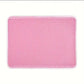 Pink textured mat on a white background