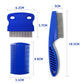 Flea Comb Cat Grooming Comb Set 3 Pcs/set Removes Mucus and Crust Small Lice Flea Combs Cats Supplies Pet Comb