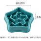 Pet Cat Dog Slow Food Bowl Fat Help Healthy Round Anti-choking Thickened And Non-slip Multiple Colors Shapes