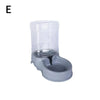 Pet water and food dispenser on a white background