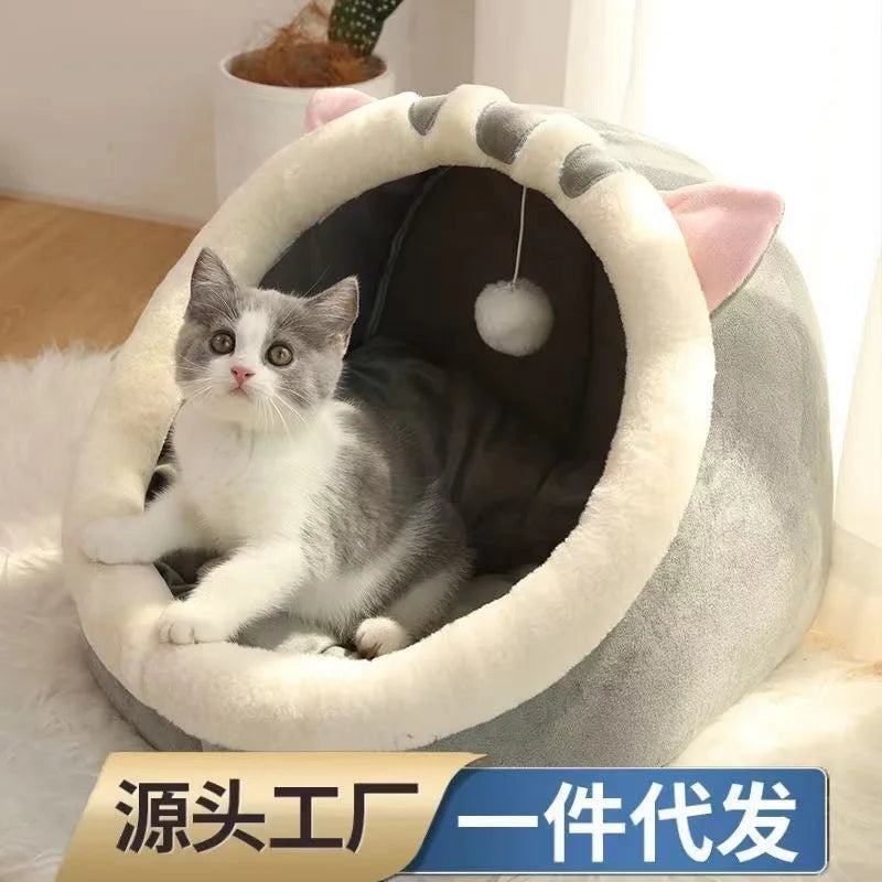 Cat litter four seasons warm winter kennel four seasons general supplies  cat bed removable and washable pet litter wholesale