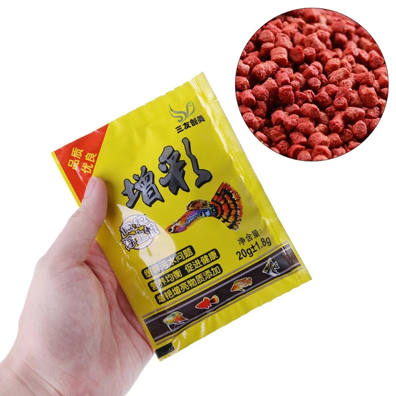 Small Fish Food Tropical Goldfish Nutrition Healthy Delicious Feeding Supplies for Home  Fish for Tank Aquarium DropShipping