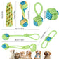 [1/7 Pack] Dog Tug Rope Toys, Strong Durable Chew Toys for Aggressive Chewers, Interactive Fetch Toys for All Size Dogs