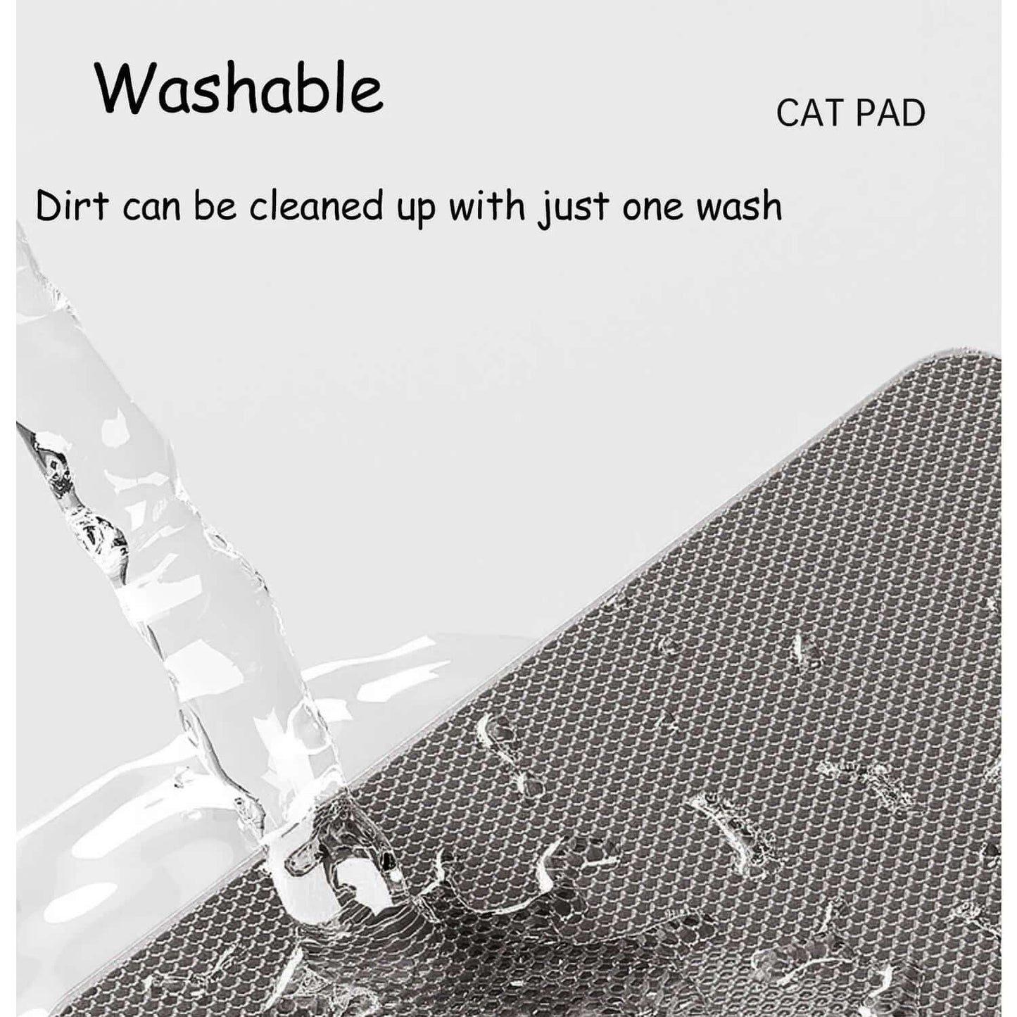 60CMX90CM Cat Litter Mat Waterproof Double Layer Pet Litter Box Mat Pet Toilet Cat Mat Nonslip Sand Cat Washable Mat Pet Clean
