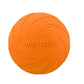 Orange frisbee with 'Meian' branding on a white background
