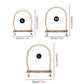 Wooden Bird Swings Training Toy with Hanging Bell for Cockatiels Parakeets Cage Accessories Birdcage Parrot Perch Stand Play Gym