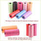 Solid color Dog Poop Bag Outdoor Cleaning Poop Bag Outdoor Clean Pets Supplies for Dog 15Bags/Roll Refill Garbage Bag Random